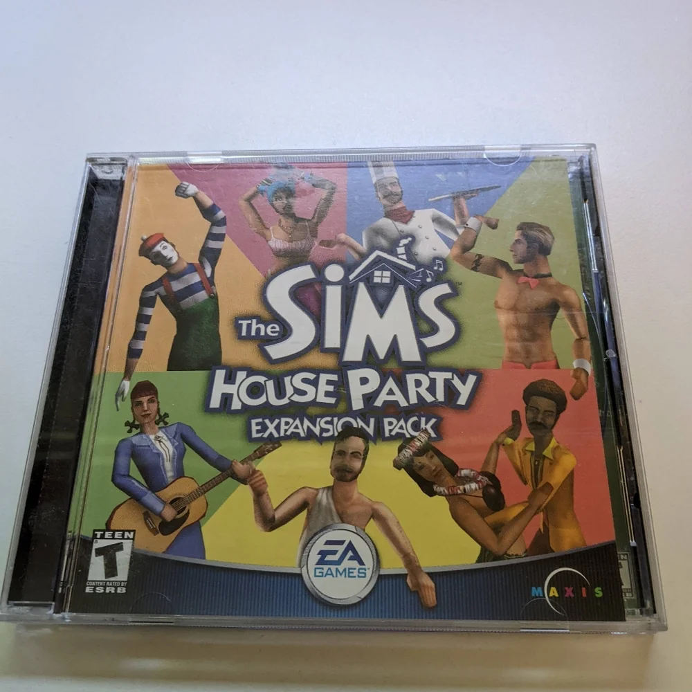 Bundle of 3 The Sims, House Party Expansion Pack,Sim City 3000 Unlimited